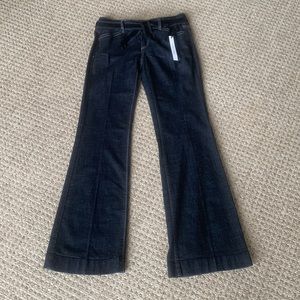 White House Black Market black denim pants/jeans …new with tags